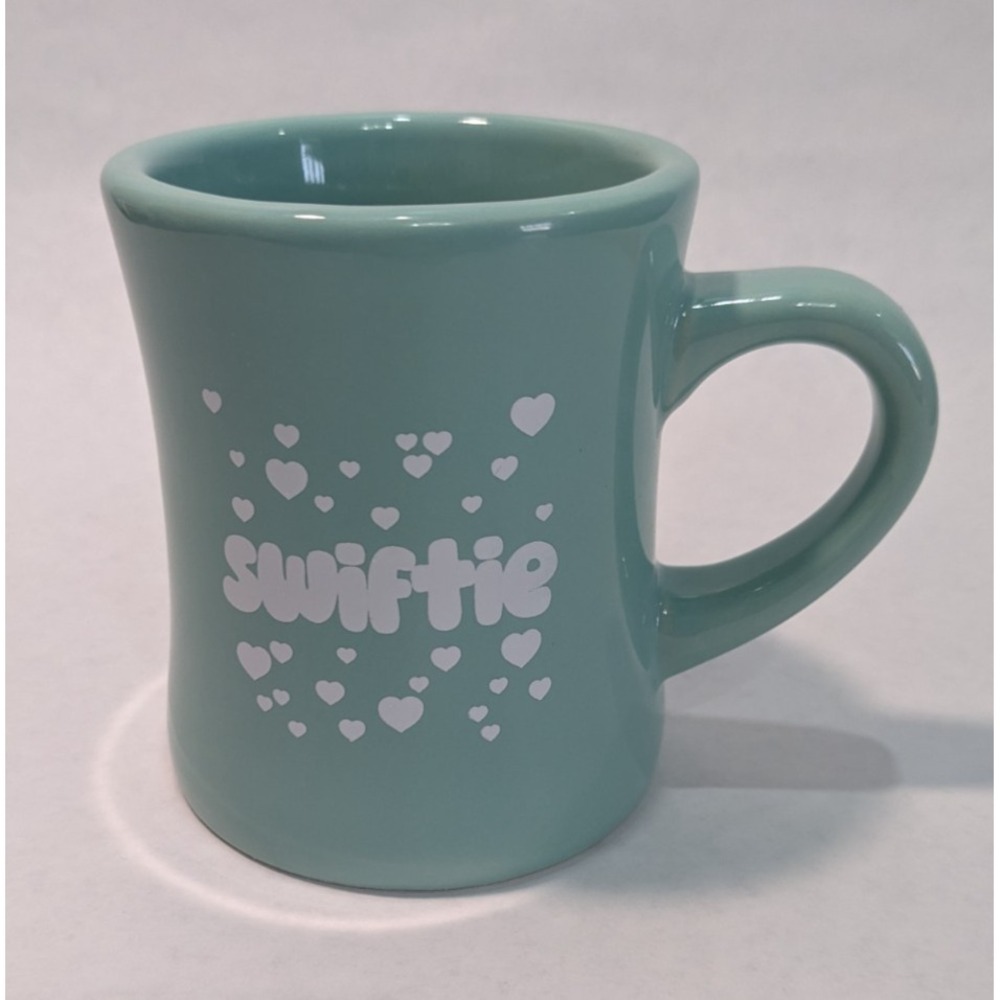 Taylor Swift SWIFTIE Collectable Mug Diner Style Fan Ceramic Coffee‎ Cup Hearts
